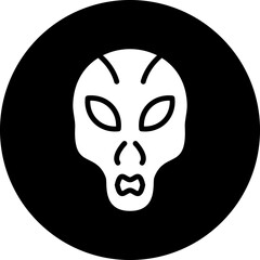 Vector Design Extraterrestrial Icon Style