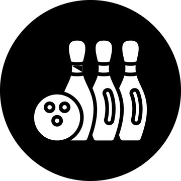 recommend clip art: Vector Design Bowling Icon Style