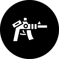 Vector Design Rifle Icon Style