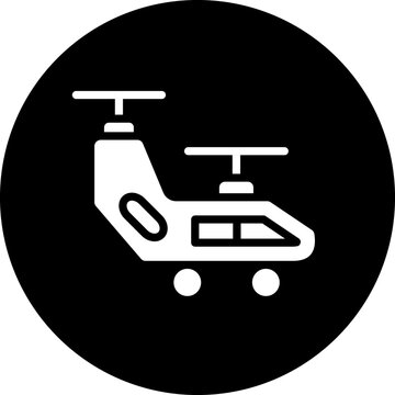 recommend clip art: Vector Design Army Helicopter Icon Style