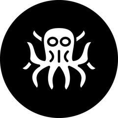 Vector Design Kraken Icon Style