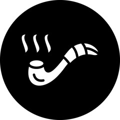 Vector Design Smoking Pipe Icon Style