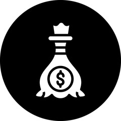 Vector Design Money Bag Icon Style