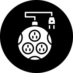 Vector Design Power Strip Icon Style
