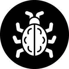 Vector Design Bug Icon Style
