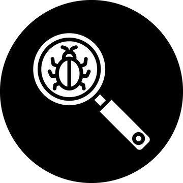 recommend clip art: Vector Design Bug Search Icon Style