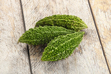 Green raw bitter lemon vegetables