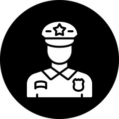 Vector Design Policeman Icon Style