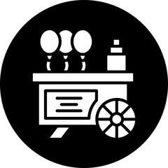 Vector Design Balloon Stall Icon Style