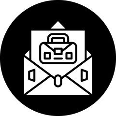 Vector Design Cover Letter Icon Style