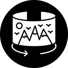 Vector Design 360 Image Icon Style
