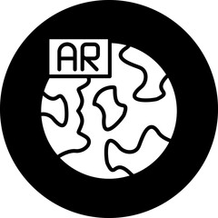 Vector Design Ar World Icon Style
