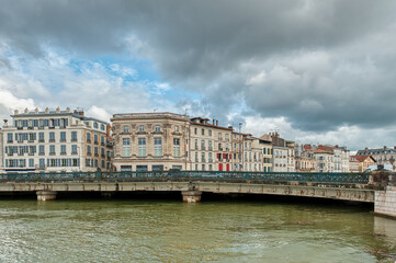 Bayonne is a city in the French Basque Country, at the confluence of the Nive and Adour rivers, in...