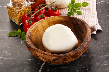 Italian cheese mozzarella buffalo ball