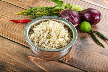 Indian cuisine - jeera rice basmati
