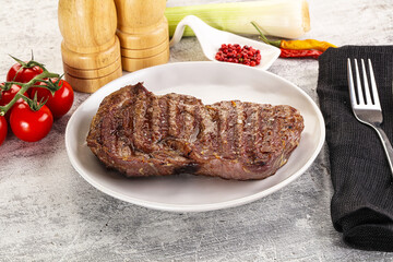 Rib eye steak grilled beef