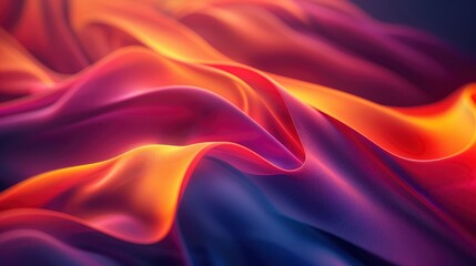 Obraz premium Connections Between Different Cultures In Abstract Wave Art, Abstract Background HD For Designer