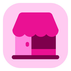 Editable store, restaurant, cafe building vector icon. Part of a big icon set family. Perfect for web and app interfaces, presentations, infographics, etc