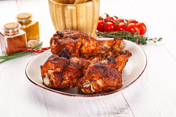 Indian tandoori turkey shoulder wing