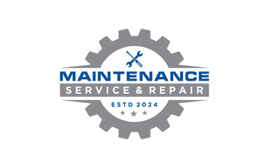 Mechanic auto service logo template