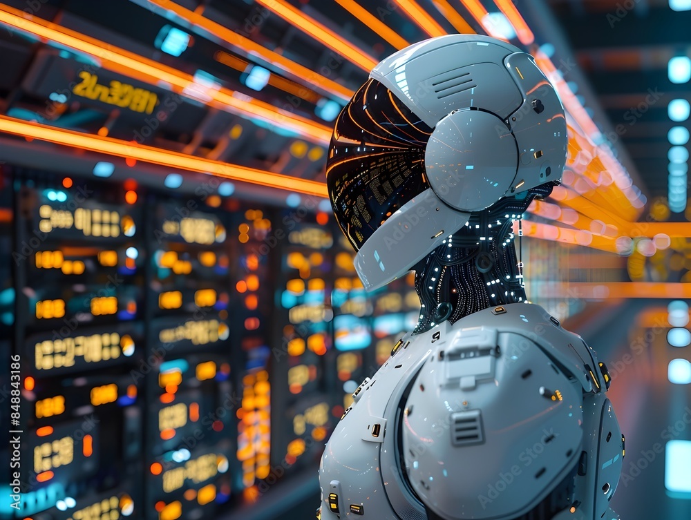 Poster ai powered financial analytics and insights for efficient data driven decision making