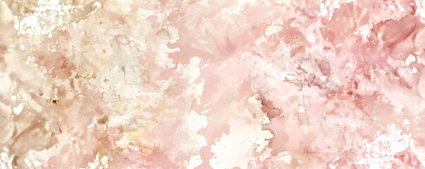 Fototapeta premium Light pink and beige watercolor background with subtle pastel tones, perfect for elegant designs or artistic projects that need an air of softness and sophistication. 