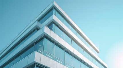 Obraz premium Modern Building - Symbol of Success in Corporate Architecture Design