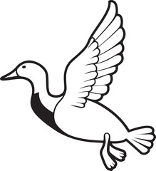 illustration of an duck