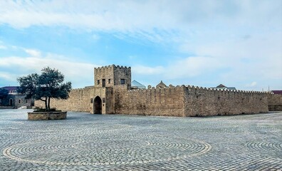 The Ateshgah of Baku, often called the "Fire Temple of Baku", is a castle-like religious temple in
Surakhany town, Azerbaijan.