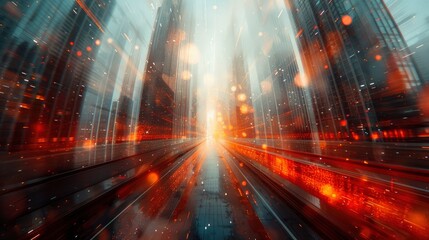 Abstract Connections In A Multi-Layered City, Abstract Background HD For Designer