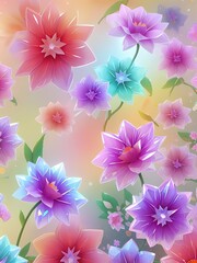 Obraz premium background with flowers