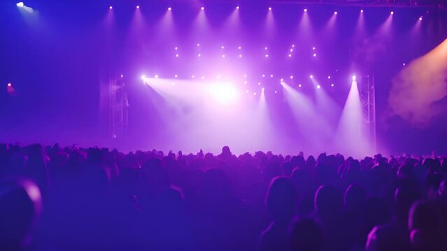 Concert Audience Awaits Performance Generative AI