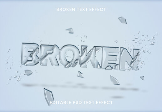 Broken Text Effect
