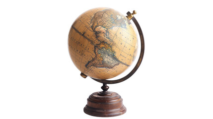 Globe on a transparent background
