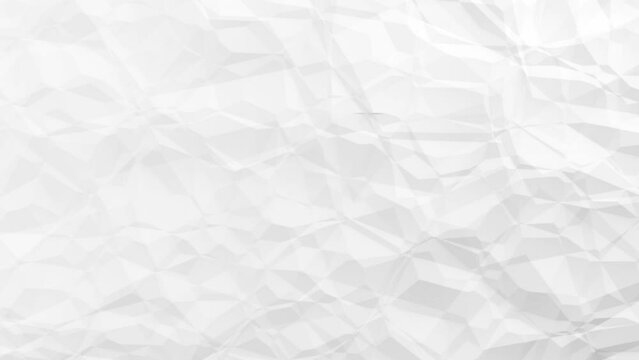 Abstract 3d white background motion geometric polygonal texture design, perfect for modern and minimalistic projects. loop animation technology concepts, business presentation 3d render