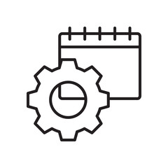 Obraz premium Time Management Icon