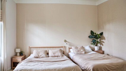 Apartment, Biophilic design connection with nature. natural light