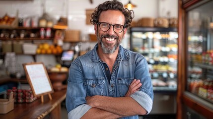 Obraz premium A man with a beard