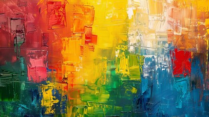 Vibrant Canvas of Abstract Color Explosions