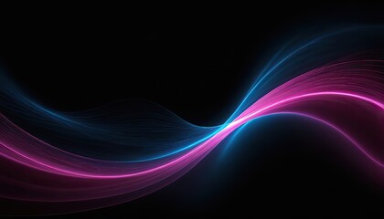 Vibrant grainy gradient abstract background blue green purple glowing color shape on black background