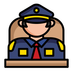 Police Chief Icon