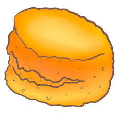 Scone without background