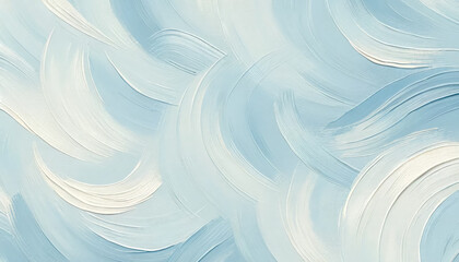 Light blue painted wallpaper with smooth texture