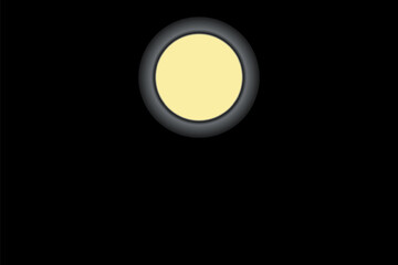 夜空に浮かぶ明るい満月の背景イラスト