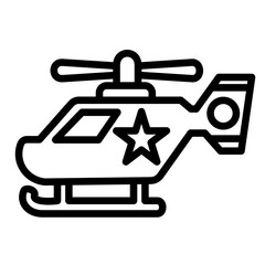 Police Helicopter Icon