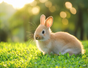 rabbit in the grass