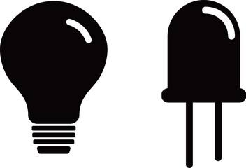 電球　LED　アイコン