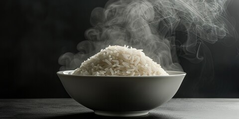 White rice , freshly cooked , raw , rice fields , Asian cuisine , background , wallpaper .