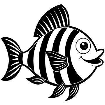recommend clip art: fish silhouette vector illustration