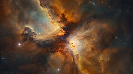 Fototapeta premium Vast nebula, Galaxy